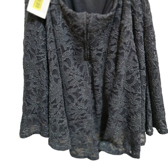 B. Darlin Halter Lace Cutout Dress With Sparkle Accents Size 15/16 Polyester Spa - Picture 9 of 12